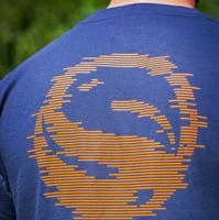 Guru Glitch Navy Tee